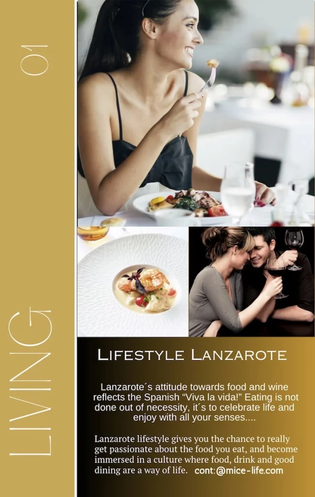 Food for thought. Lanzarote lifestyle